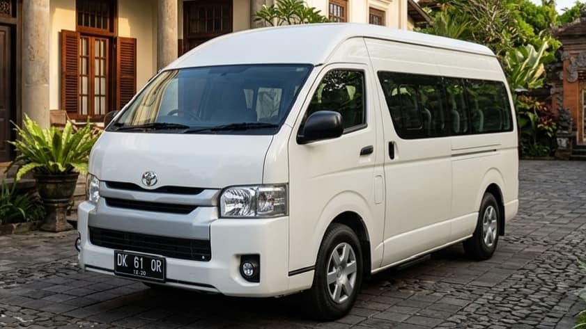 HiAce Commuter Bali rental - GiorBaliTour fleet for rent